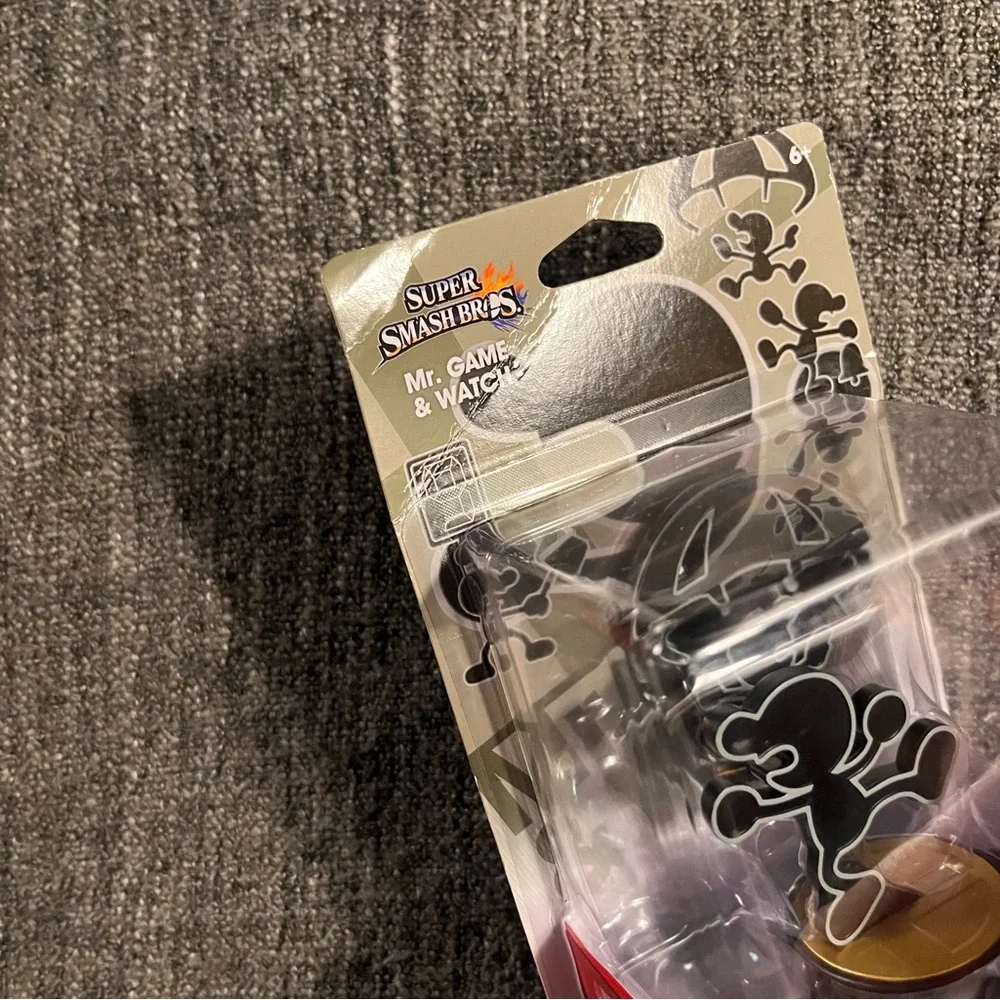 Nintendo Mr. Game and Watch‎ Amiibo Figure Super Smash Bros. Series Brand new - Picture 5 of 6